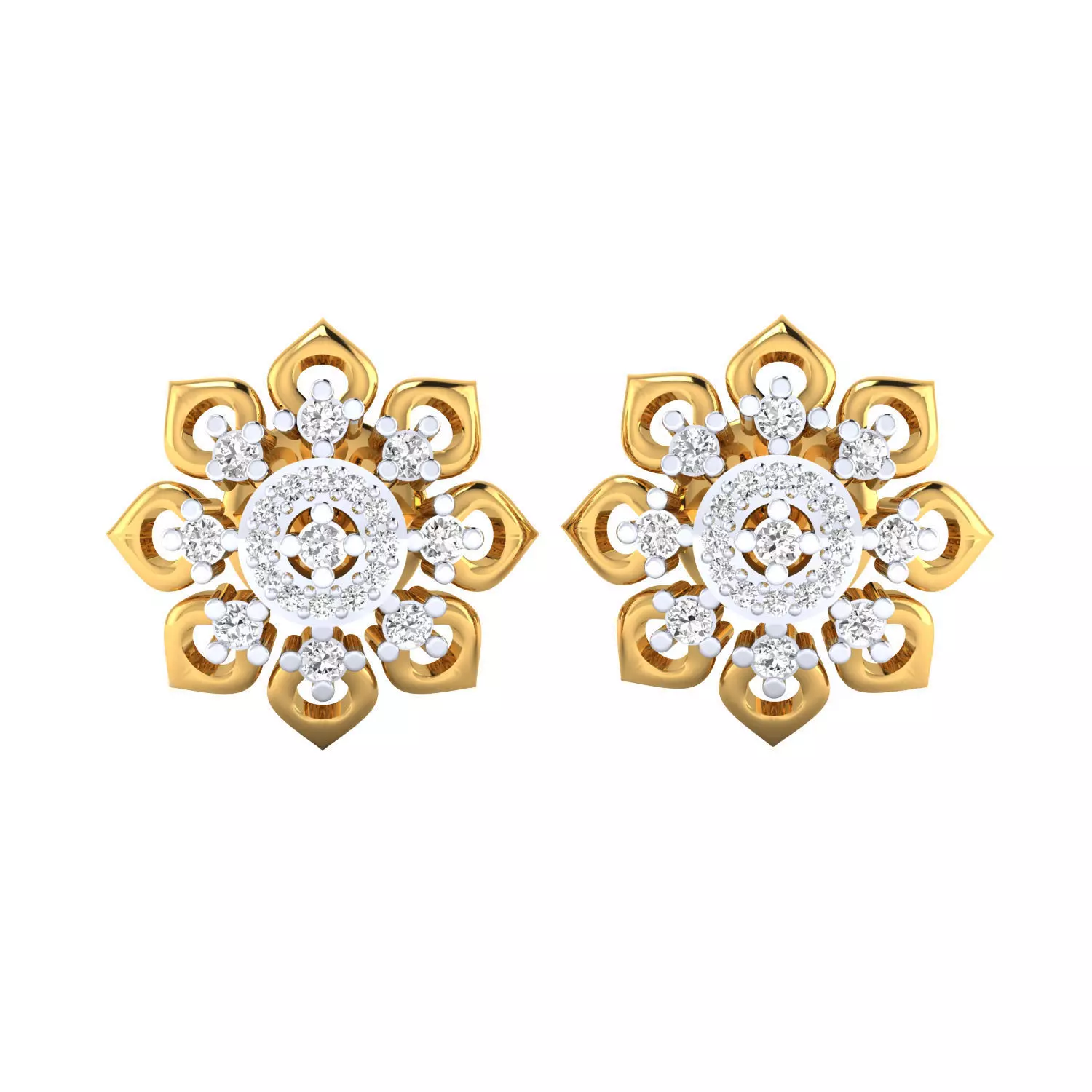 Women earrings 3dm render detail 3D print model 3D print model_0