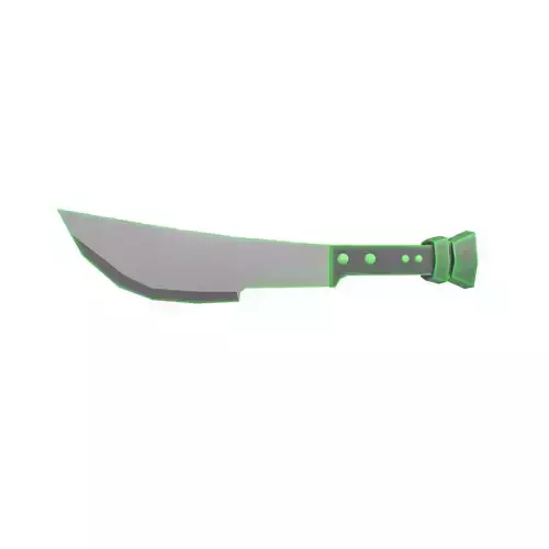 Low Poly Knife 027