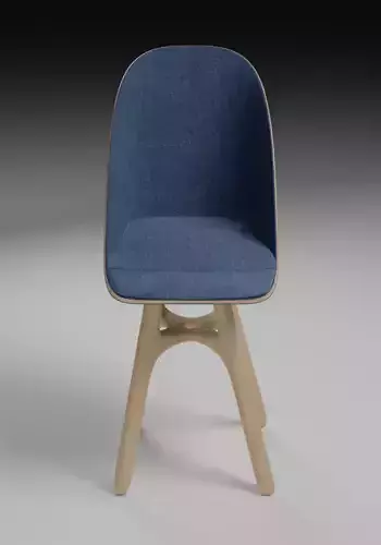 blue kitchen chair