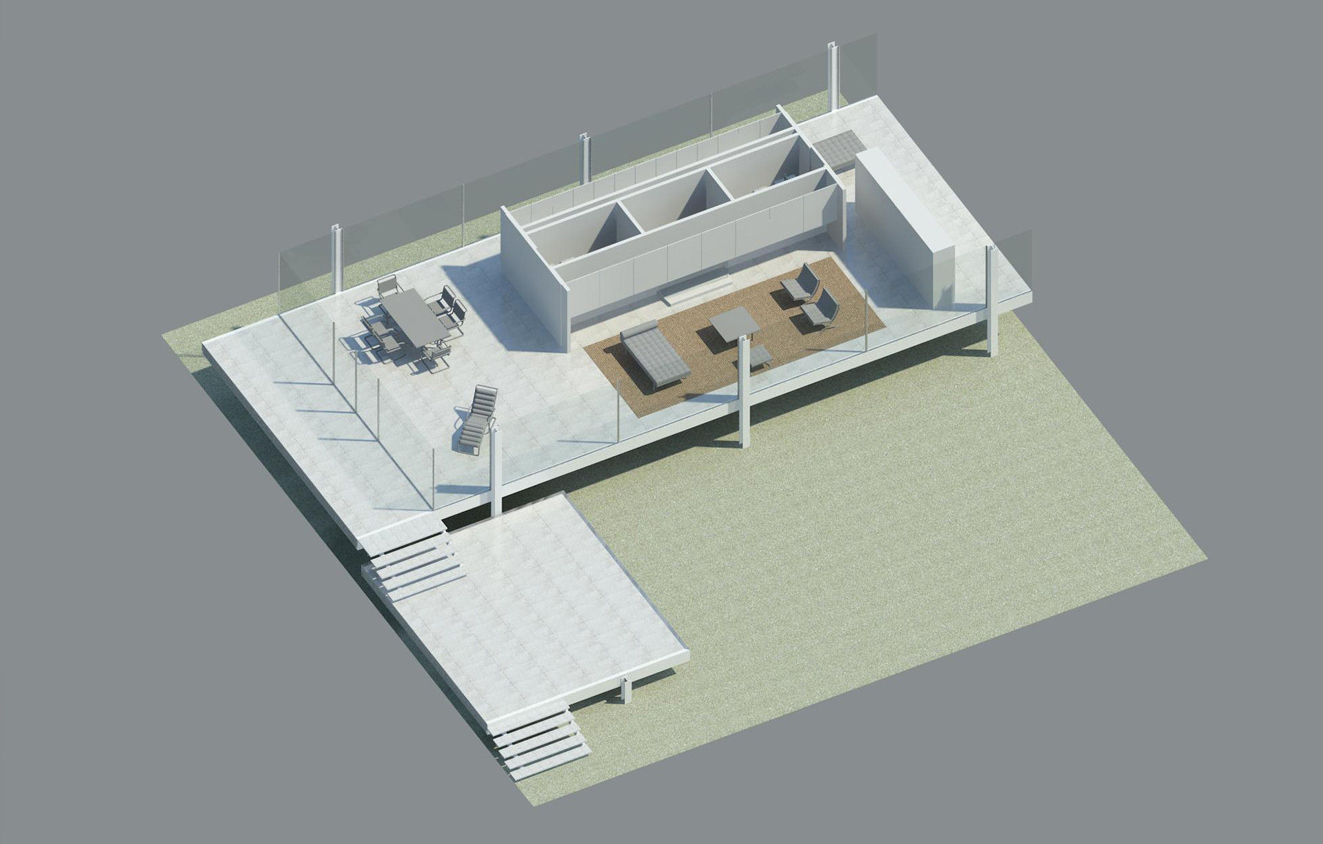 Farnsworth House 3D model_3