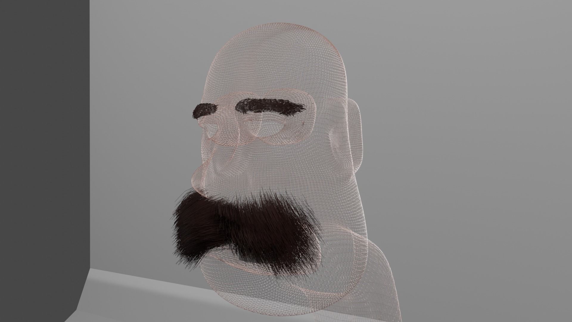 low poly character cartoon man Low-poly 3D model_10