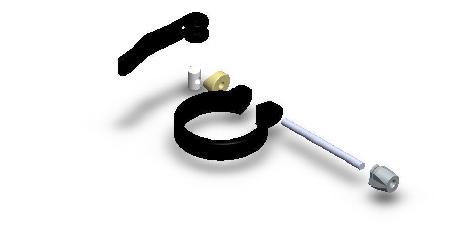 clamps sets for scooters and bikes 3D print model_1