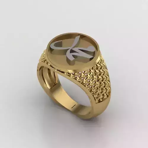 Mohammad Ring STL 3D Model for Jewelry Design