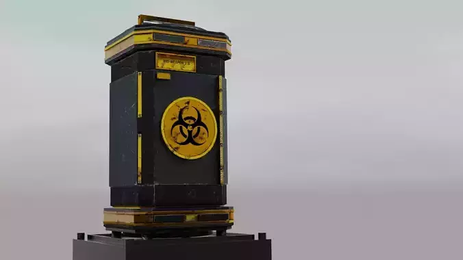 Bio Weapon  Low-poly 3D model