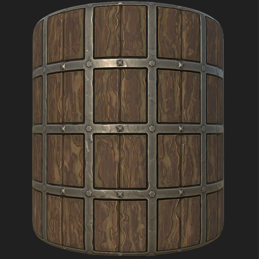 Stylized wooden planks Texture_1