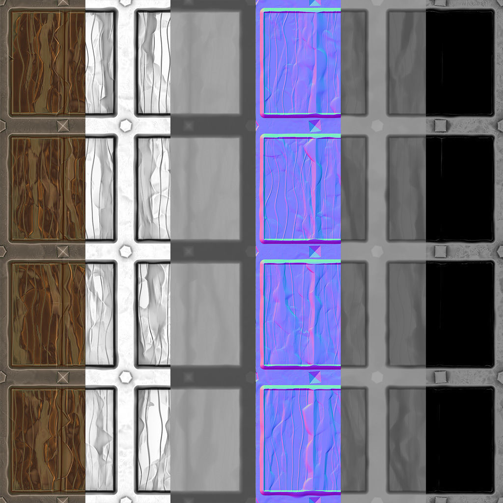 Stylized wooden planks Texture_3