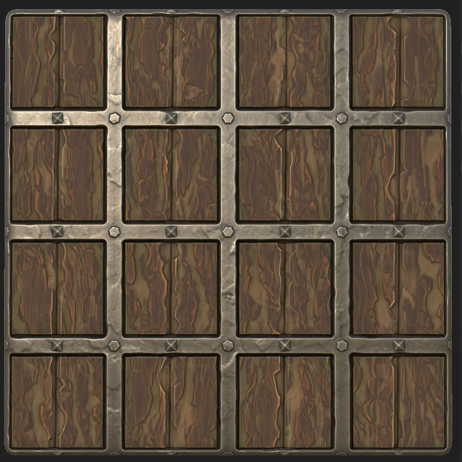 Stylized wooden planks Texture_2