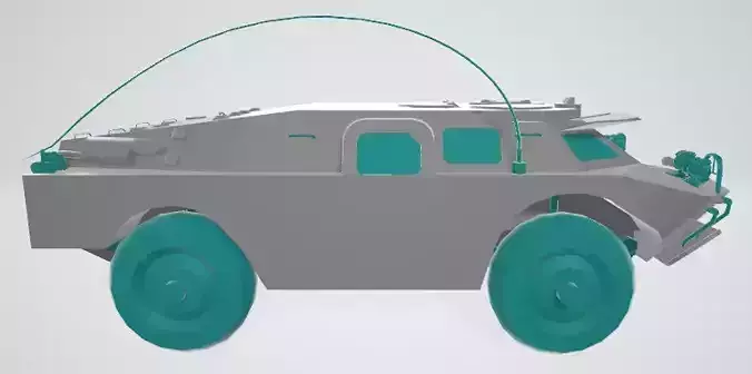 PUBG BRDM vehicle