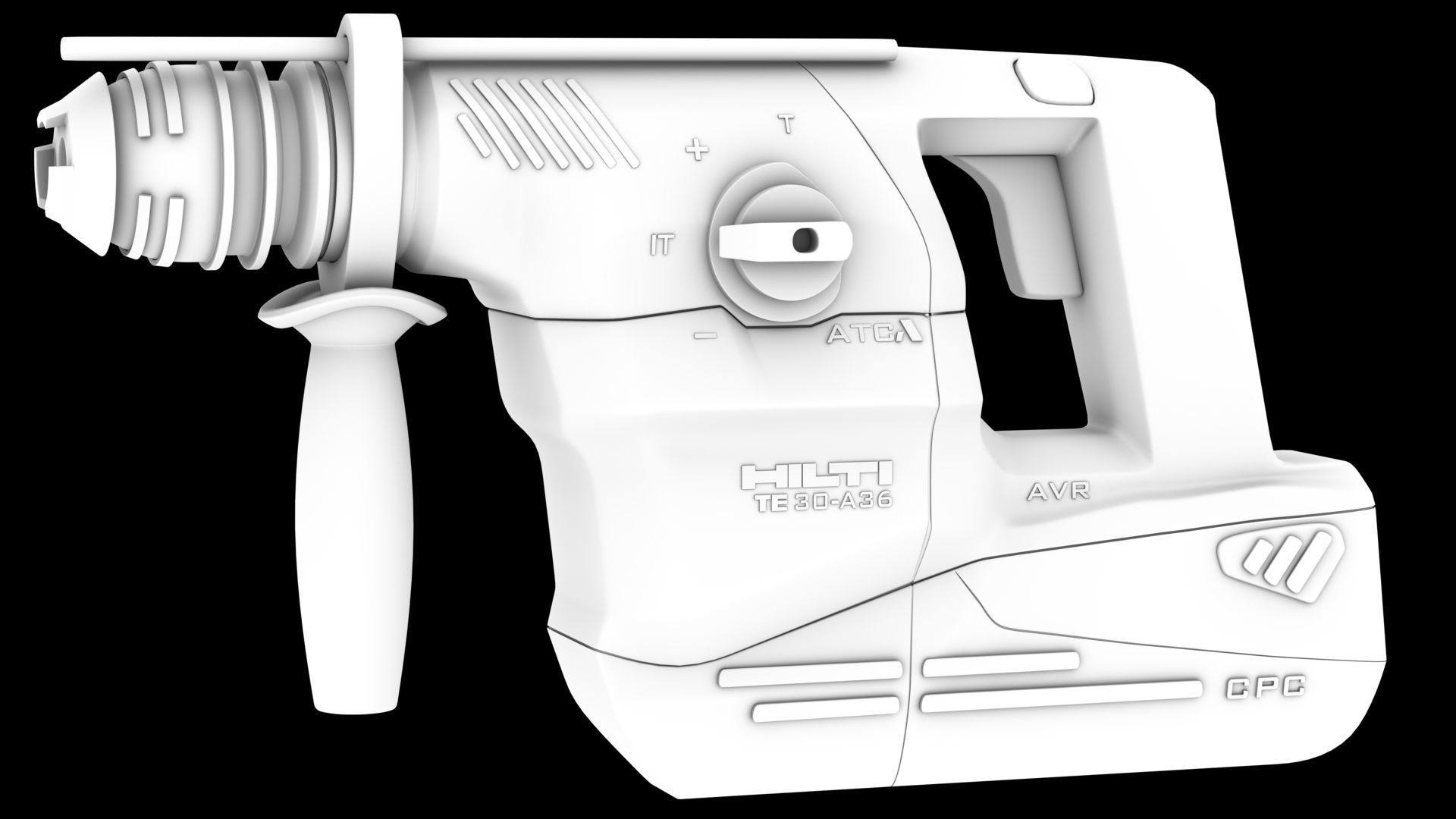 HAMMER ROTARY 3D model_1
