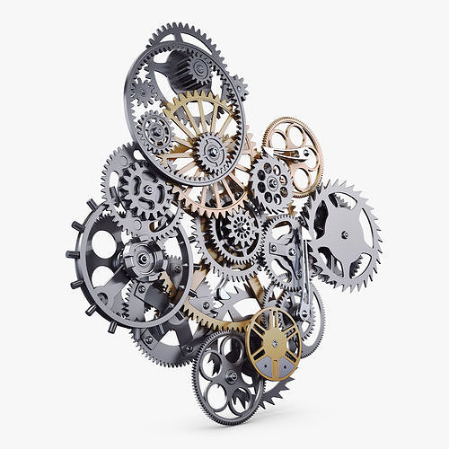 Gear Mechanism v 9 3D model