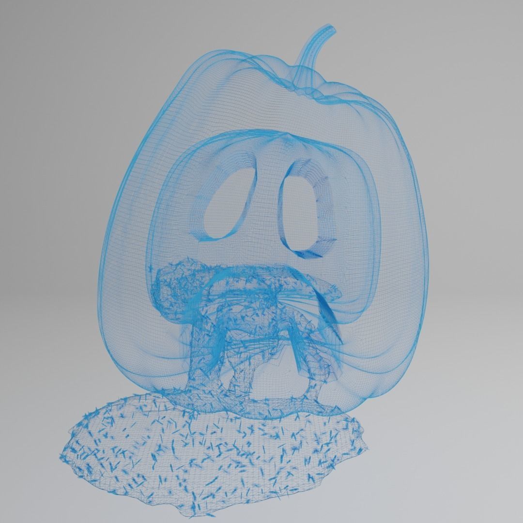 Halloween Pumpkins 3D model_17