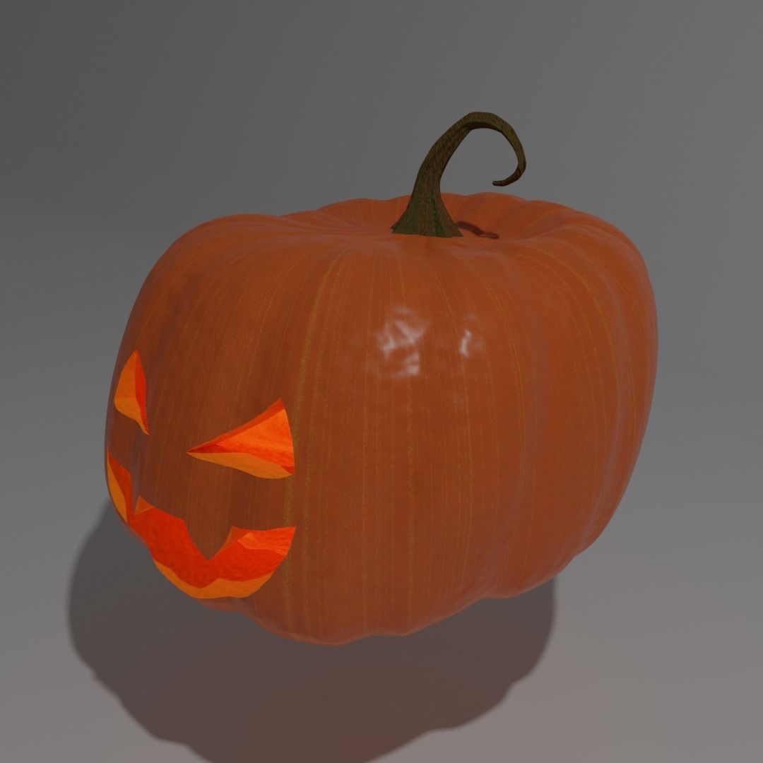 Halloween Pumpkins 3D model_5