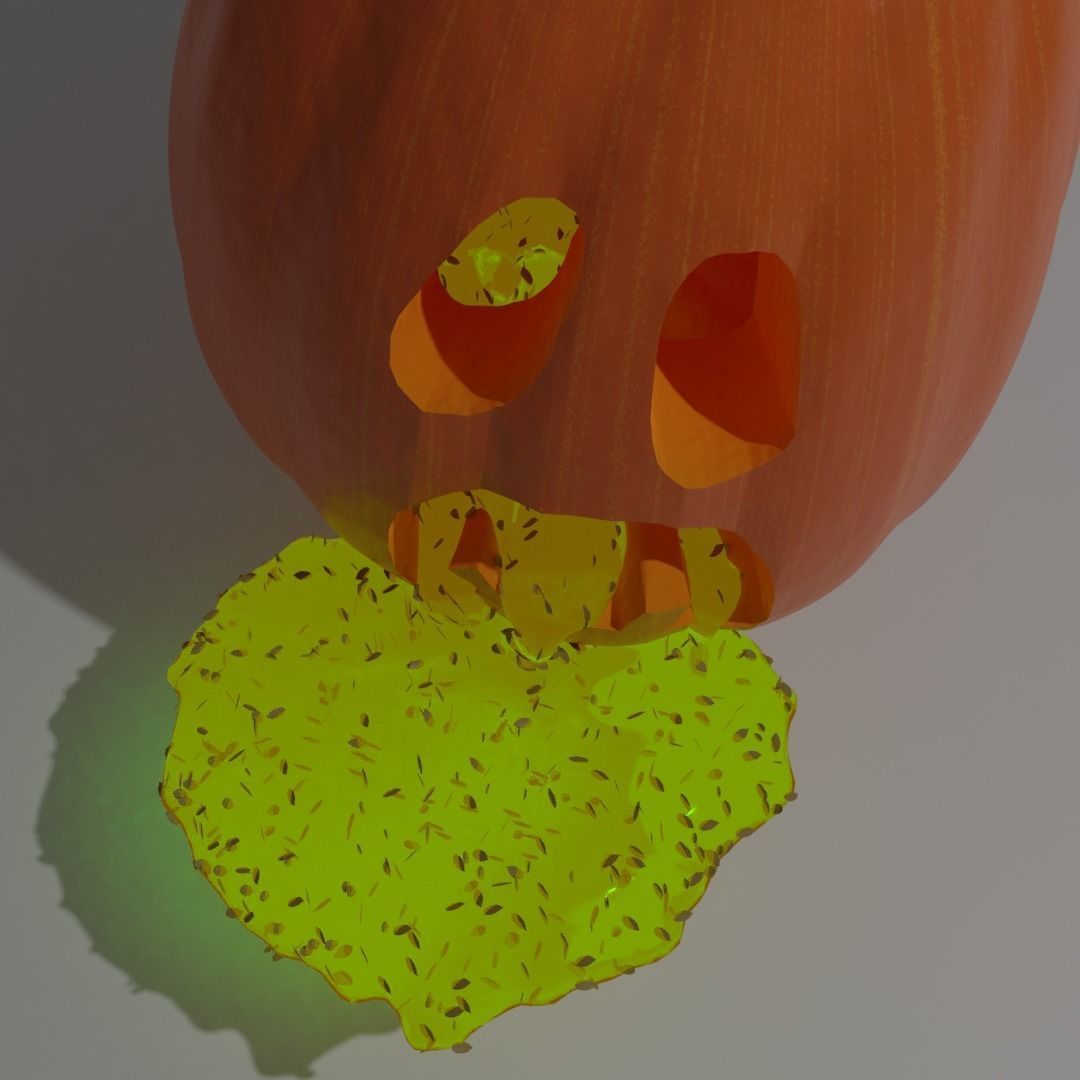 Halloween Pumpkins 3D model_12