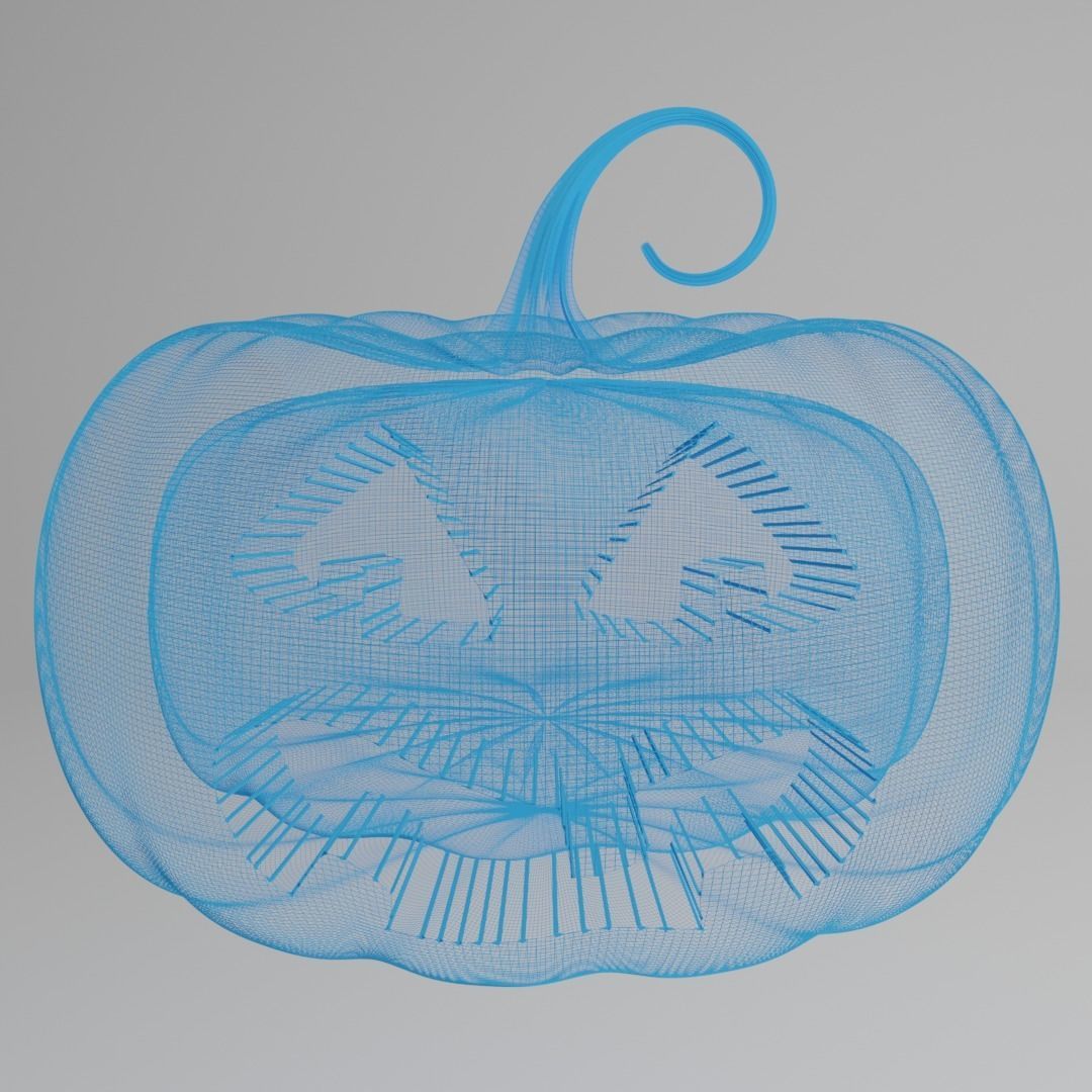 Halloween Pumpkins 3D model_10