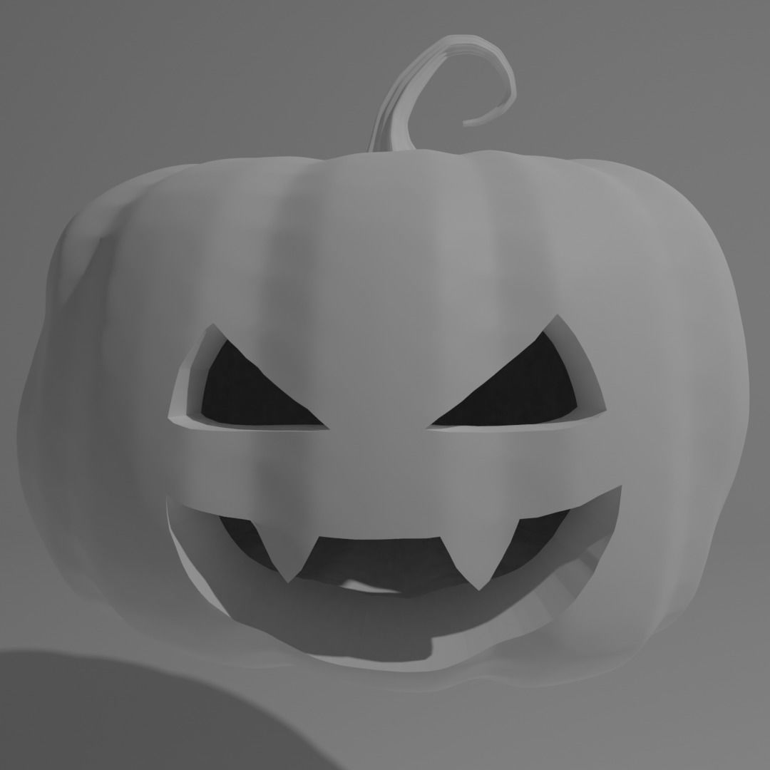 Halloween Pumpkins 3D model_1