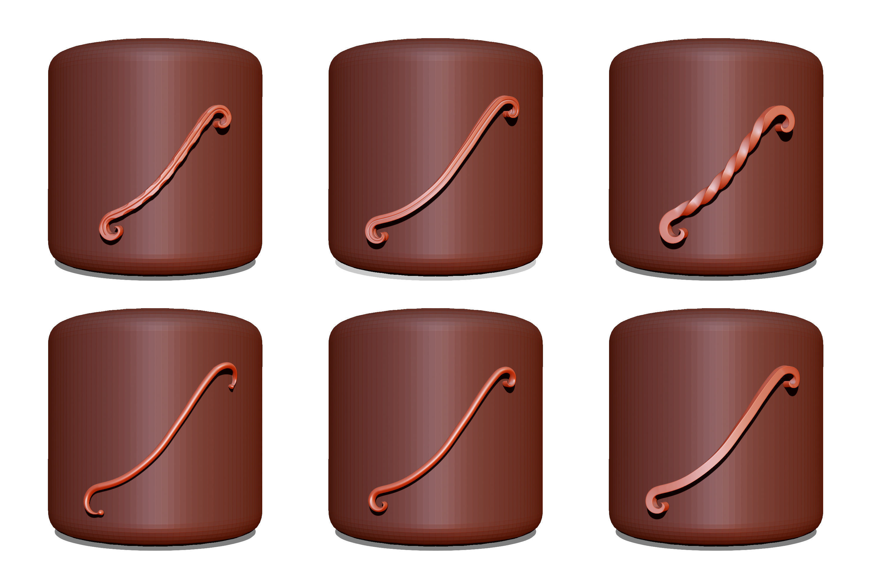 Wrought Iron Pack No1 3D model_4