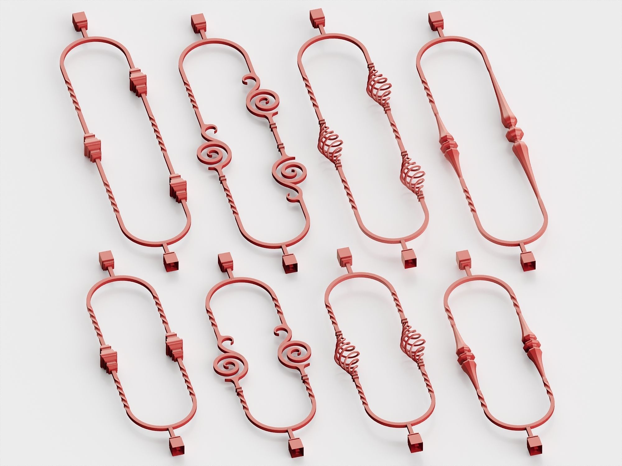 Wrought Iron Pack No1 3D model_13