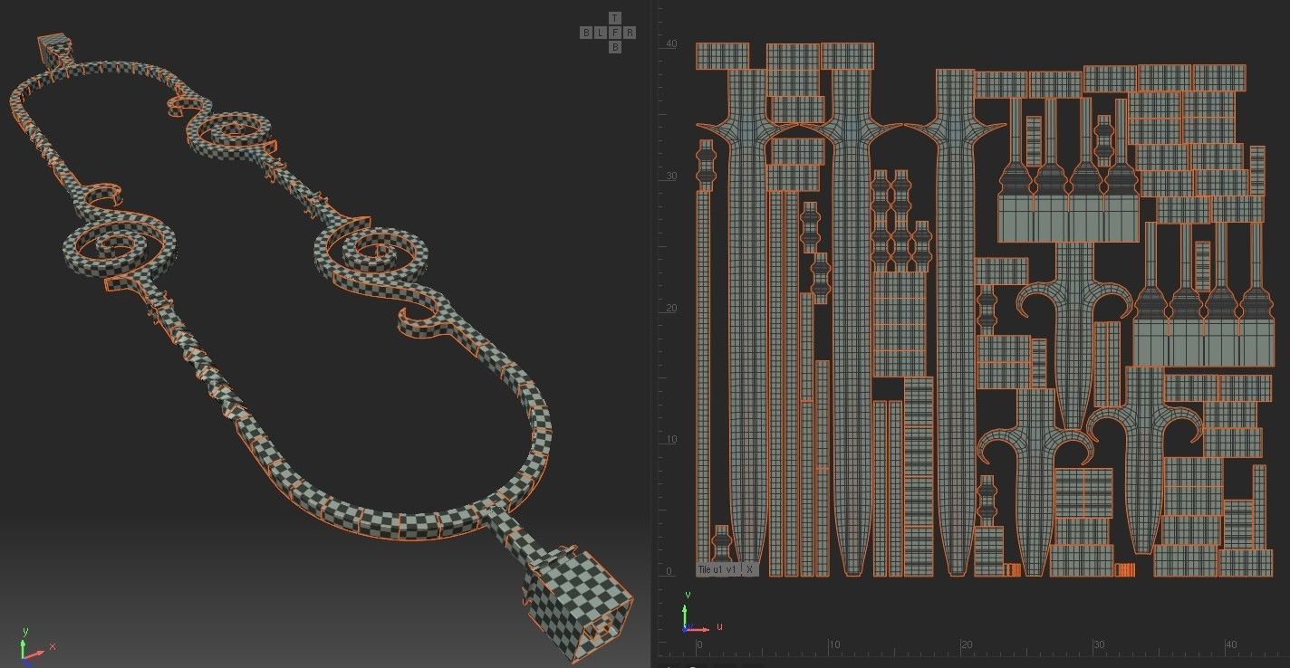 Wrought Iron Pack No1 3D model_7