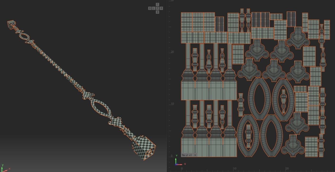 Wrought Iron Pack No1 3D model_6
