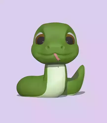 Cute Snake  3D print model