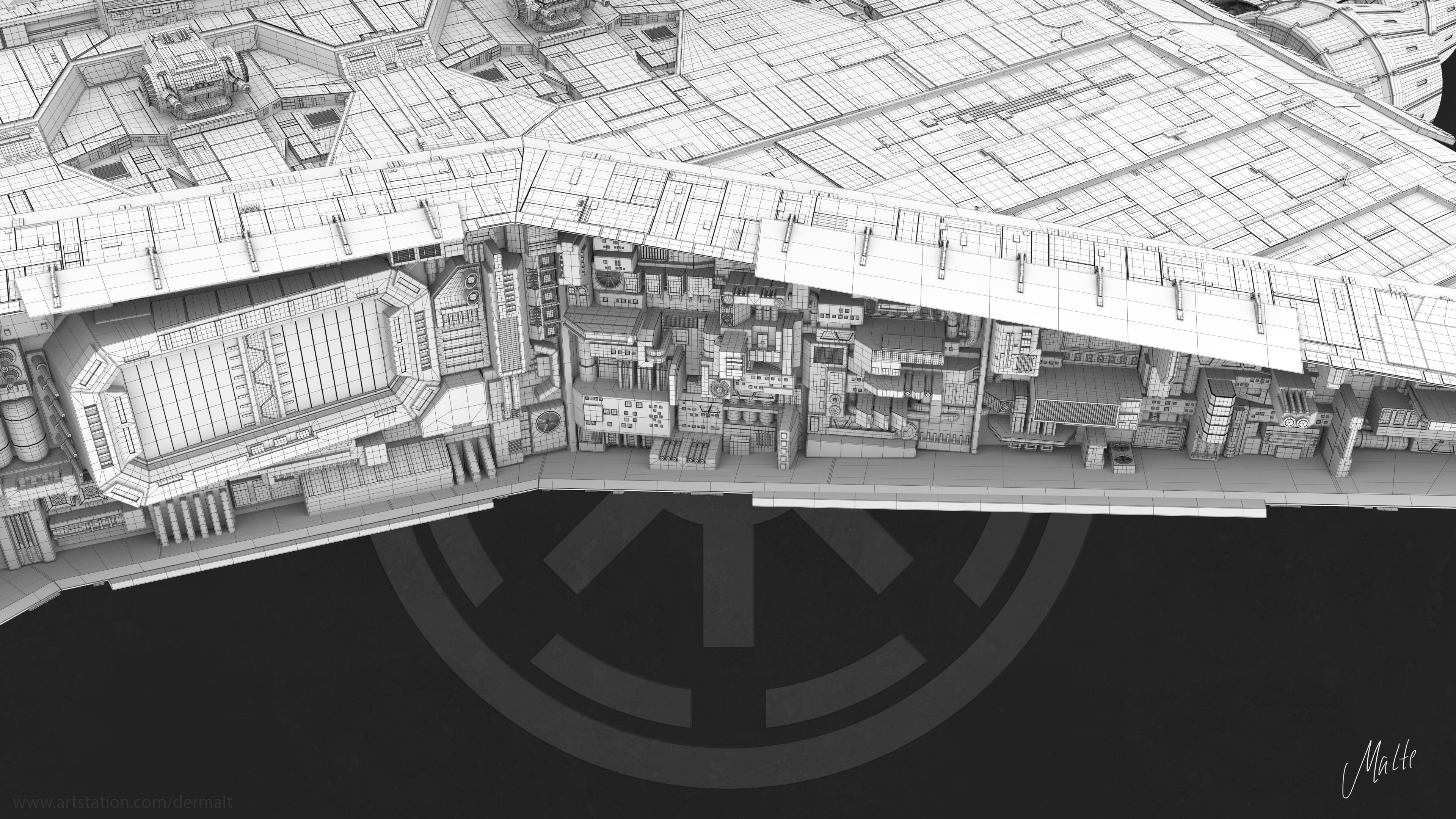 Venator-class Star Destroyer Free 3D model_13