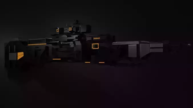 Futuristic Sniper Gun