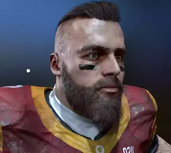 American Football Player High Details