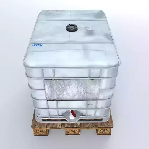 Liquid Plastic Tank on Pallet