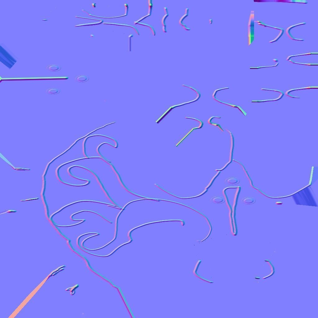 low poly AR vr axe Low-poly 3D model_9