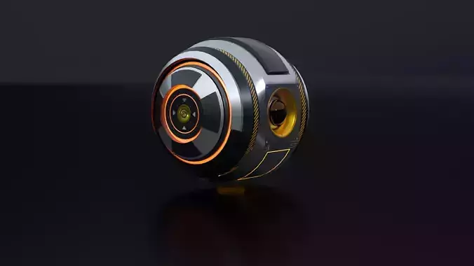 Sci-Fi Sentinel Drone