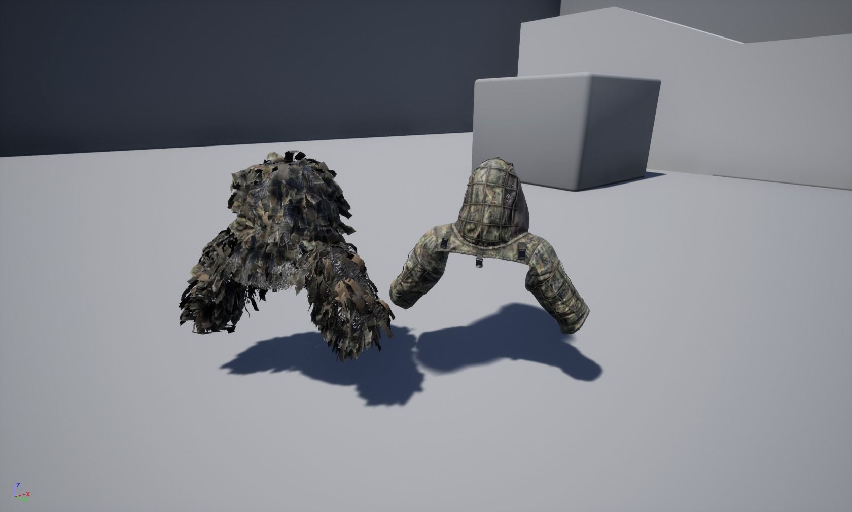 Viper  2 Ghillie hood Low-poly 3D model_15