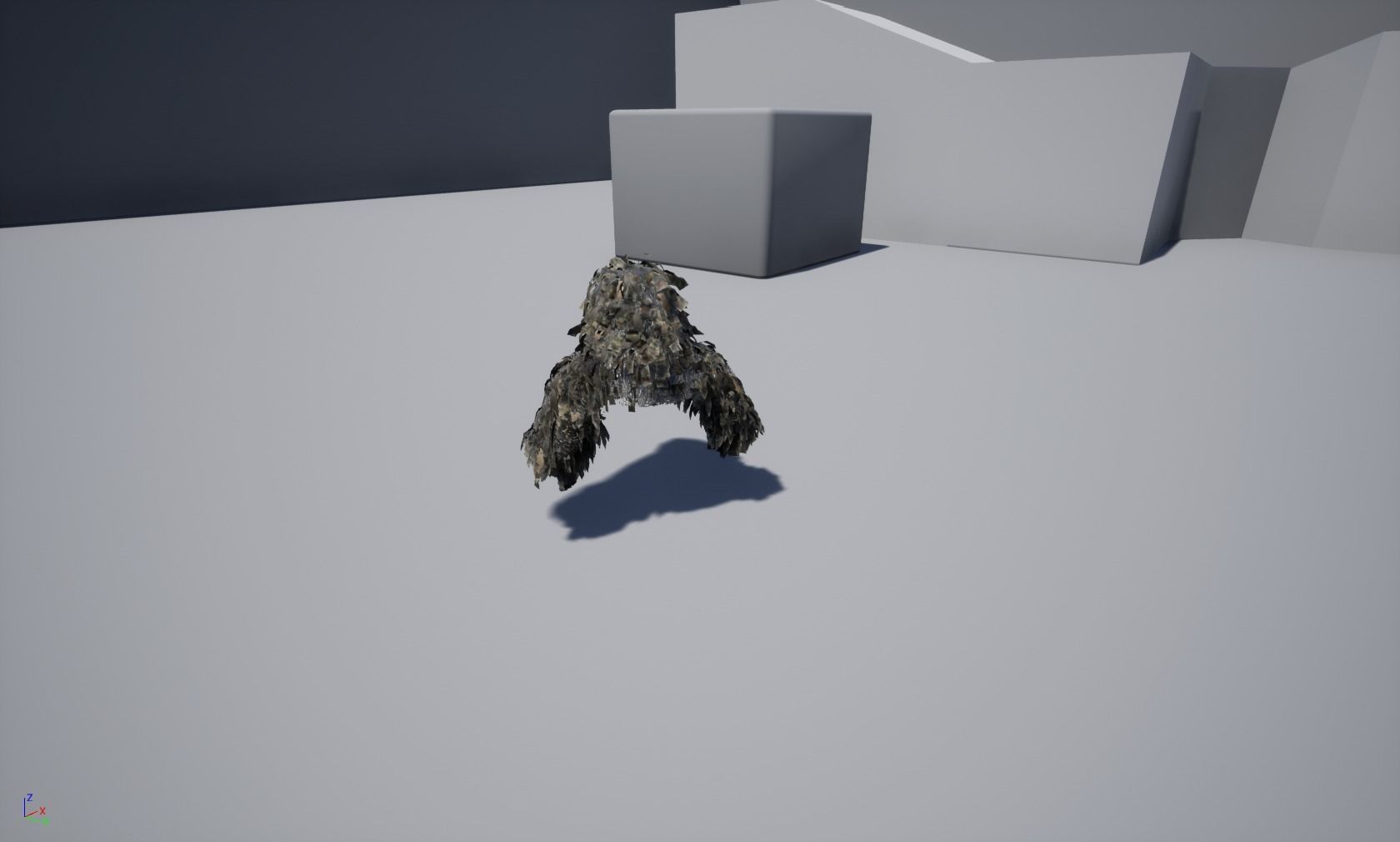 Viper  2 Ghillie hood Low-poly 3D model_14