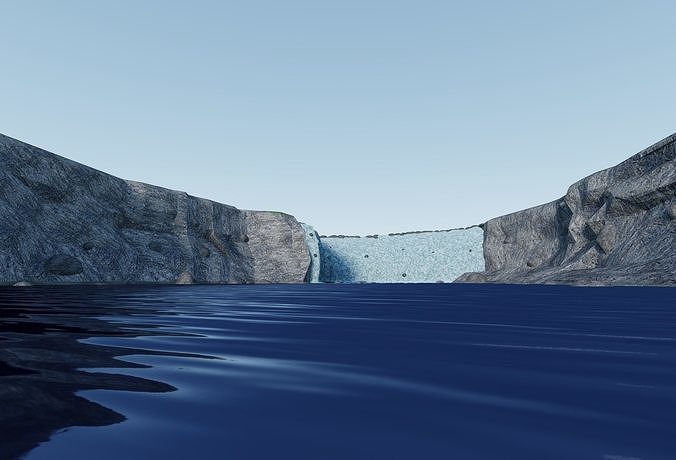 Niagara Falls Low-poly 3D model