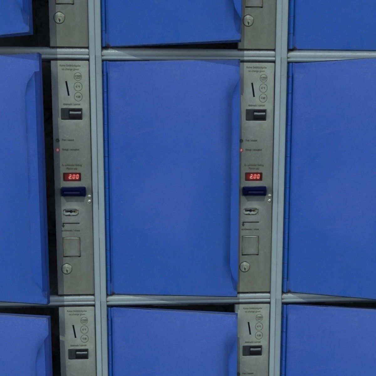 Metal storage Low-poly 3D model_6