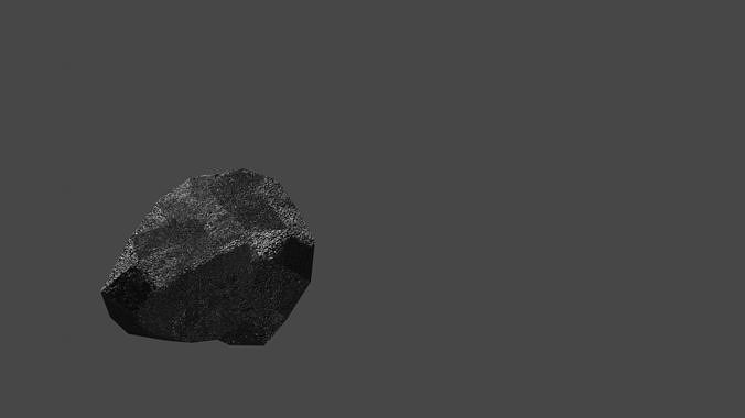 rock low-poly Free low-poly 3D model