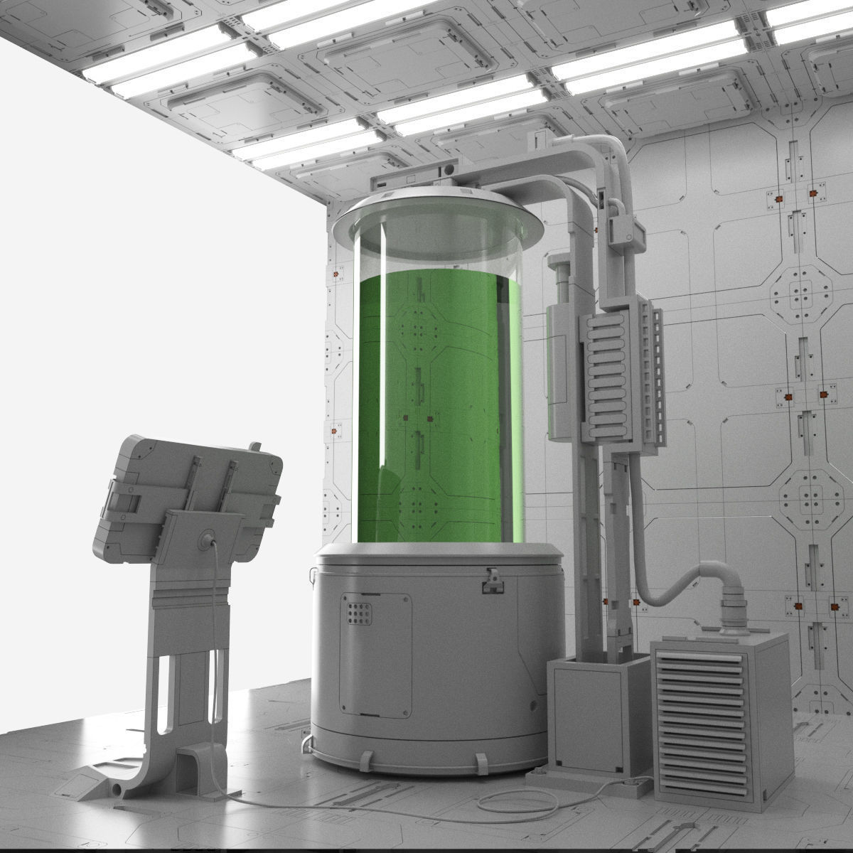 sci fi colb 3D model_2