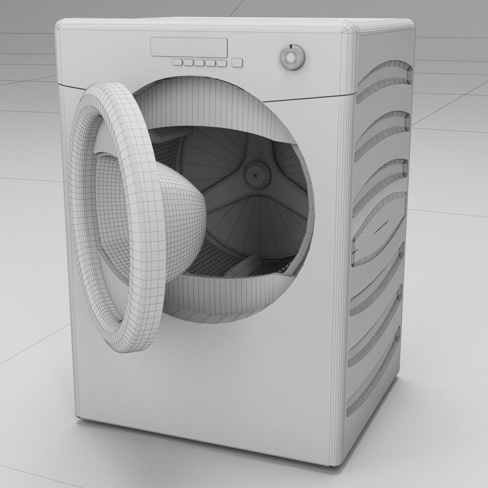 washing machine 3D model_3