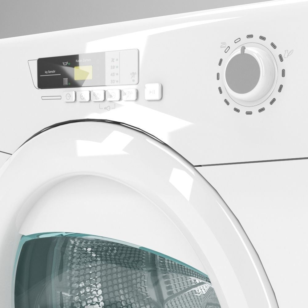 washing machine 3D model_4