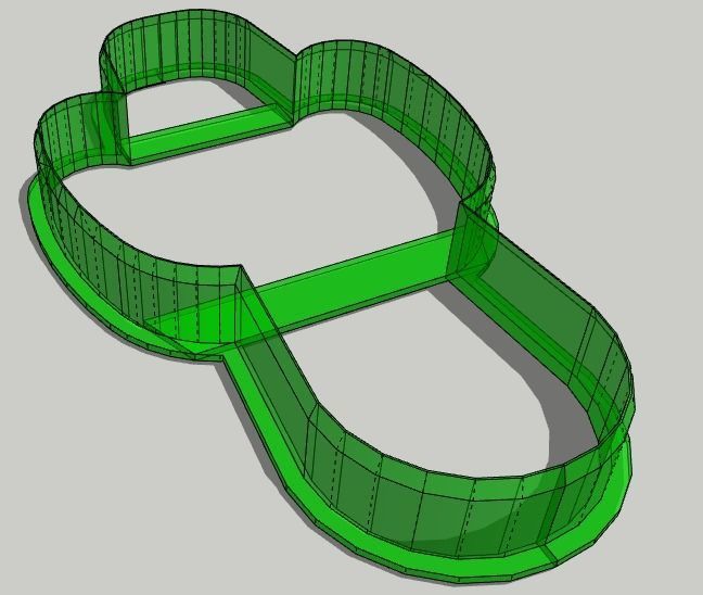 Cactus Cookie Cutter 3D print model_3