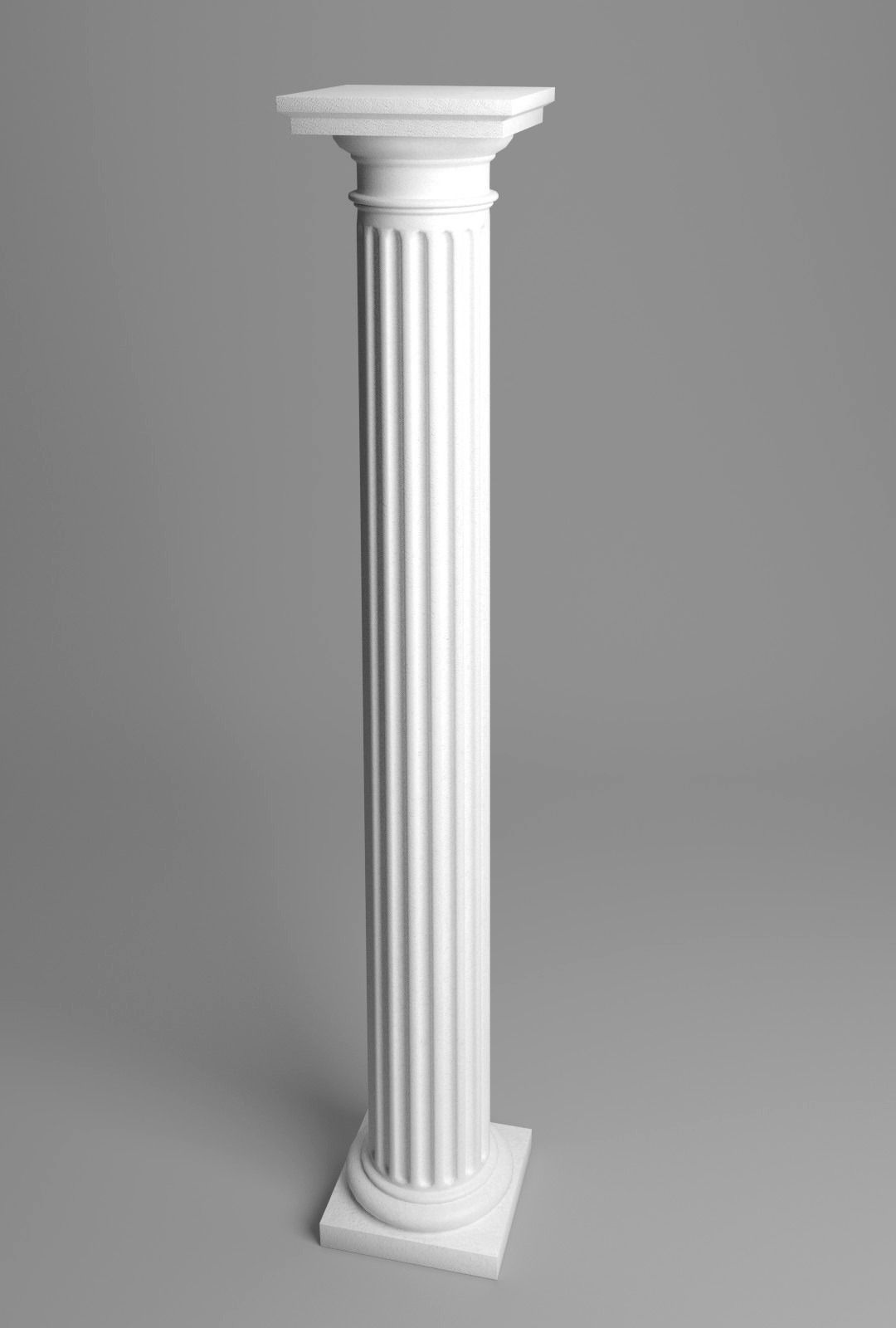 Doric Column 3D model_2