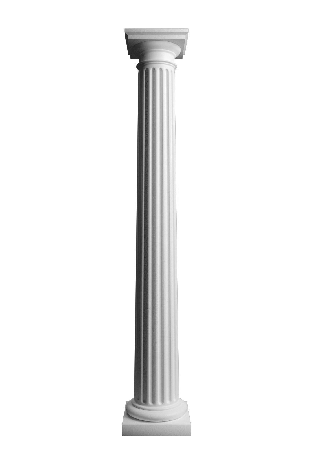Doric Column 3D model_1