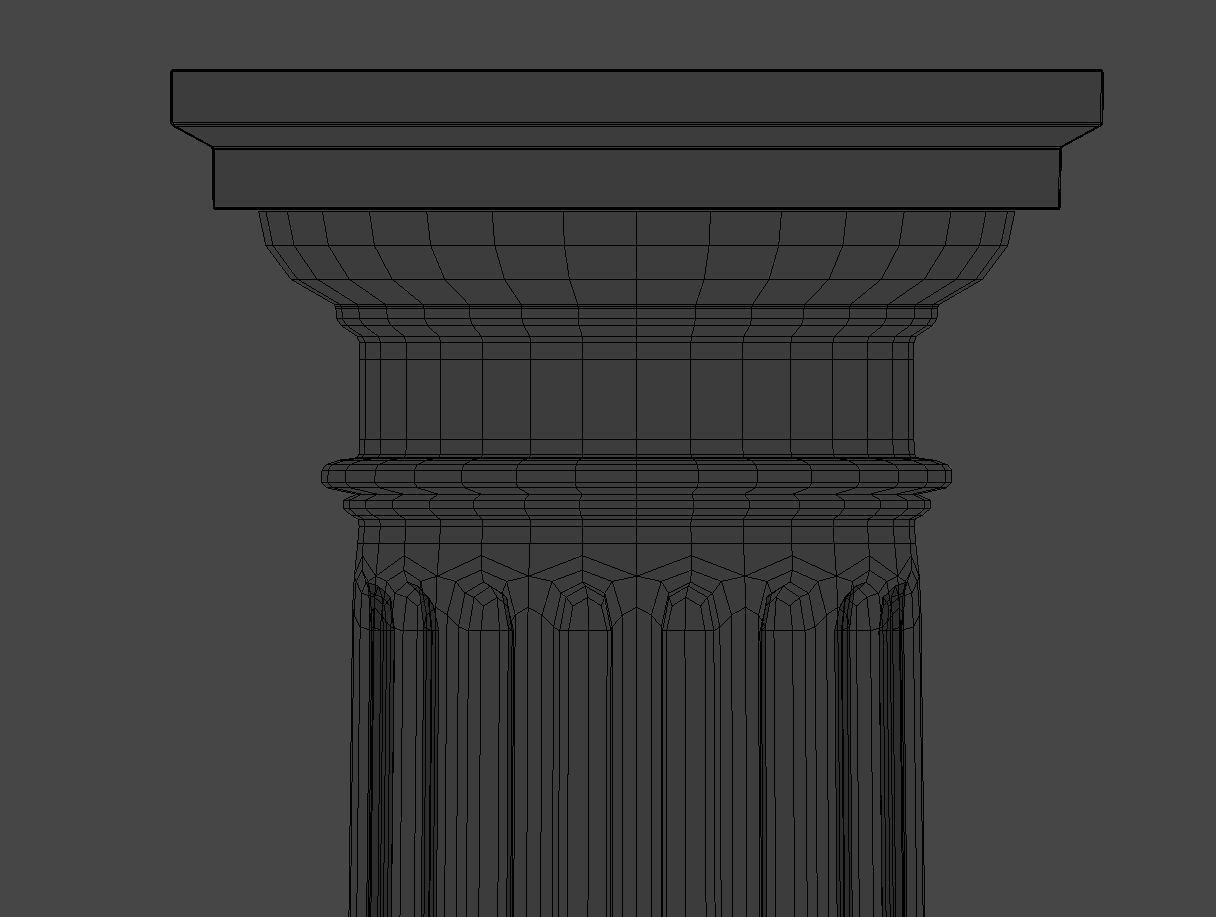 Doric Column 3D model_14
