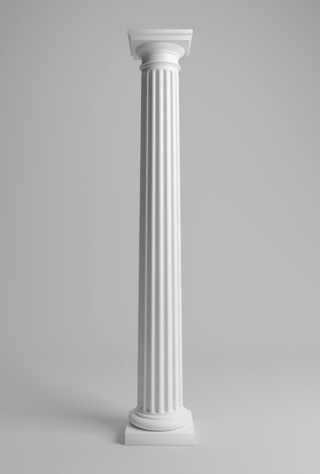 Doric Column 3D model_3
