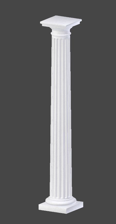 Doric Column 3D model_6