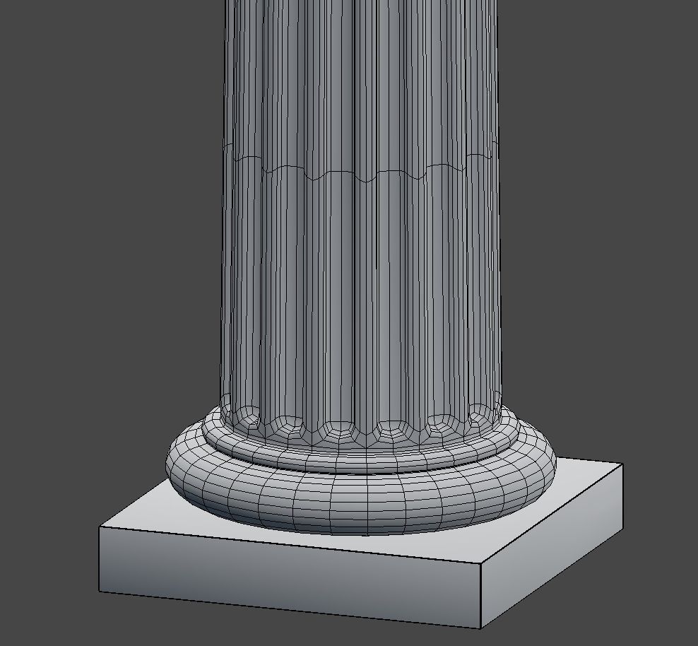 Doric Column 3D model_13