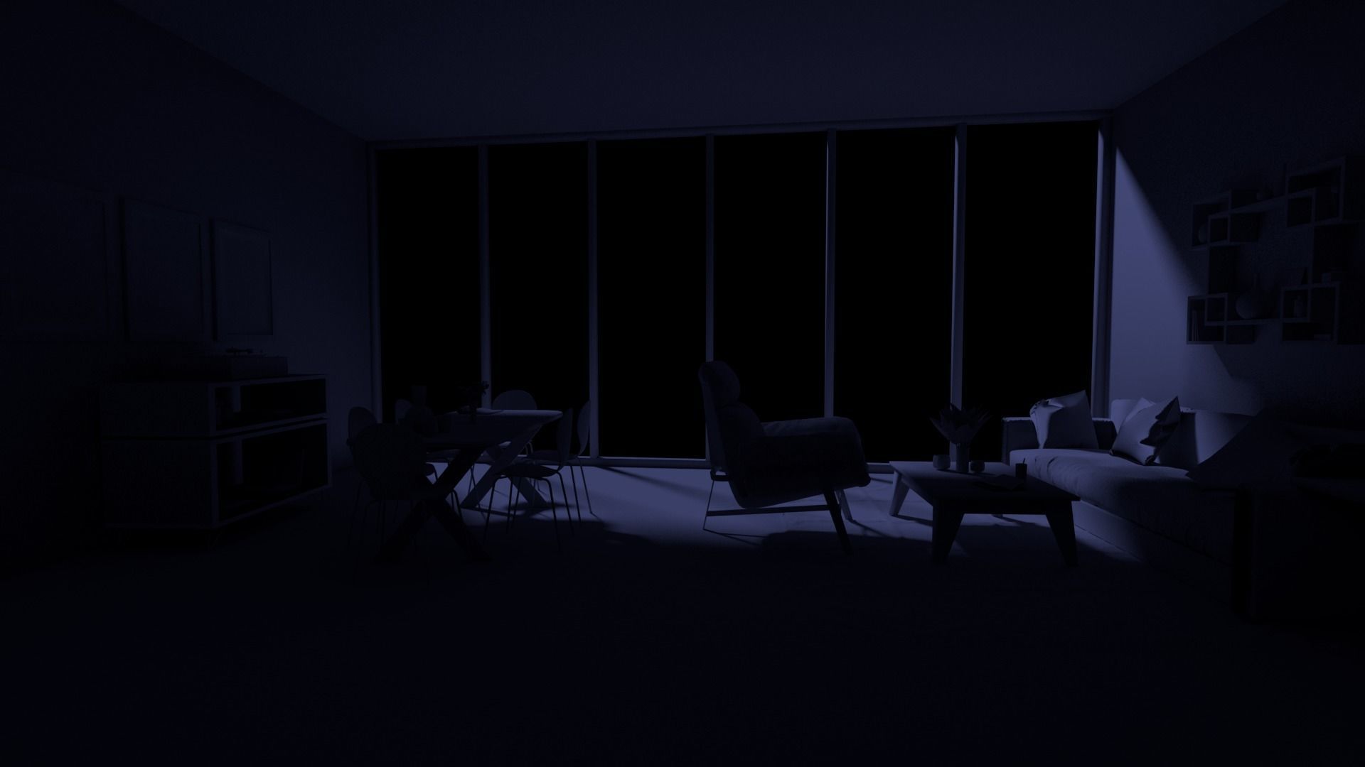 Interior House 3D model -  3D model_3