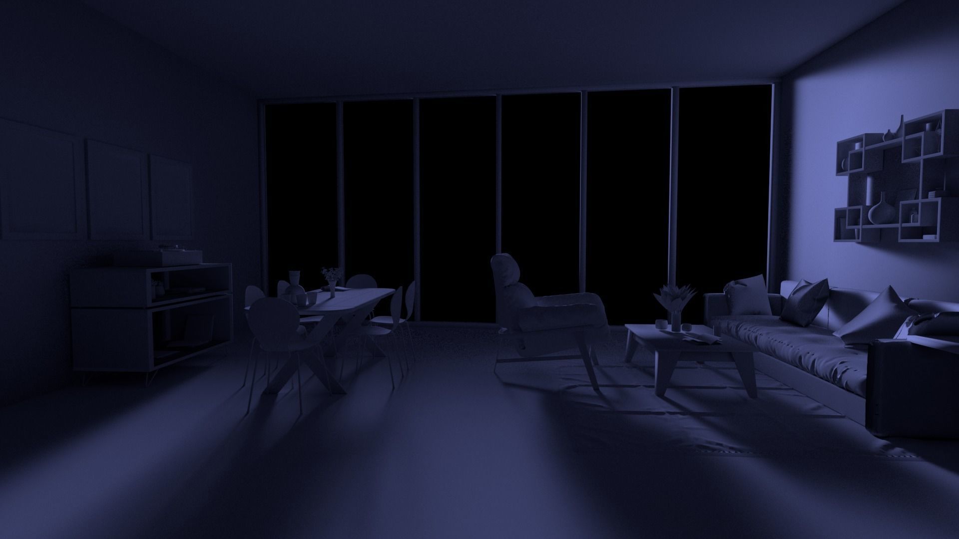 Interior House 3D model -  3D model_8