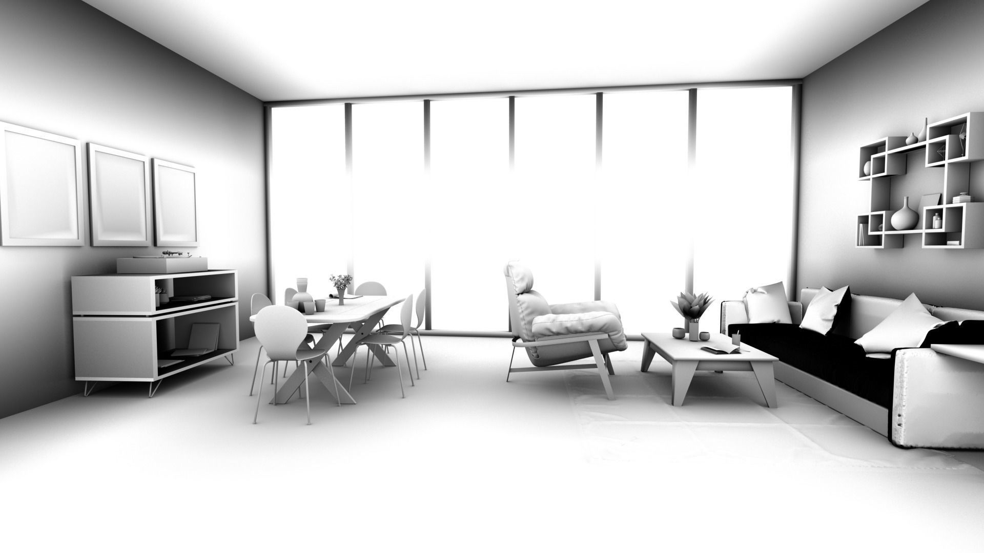 Interior House 3D model -  3D model_10