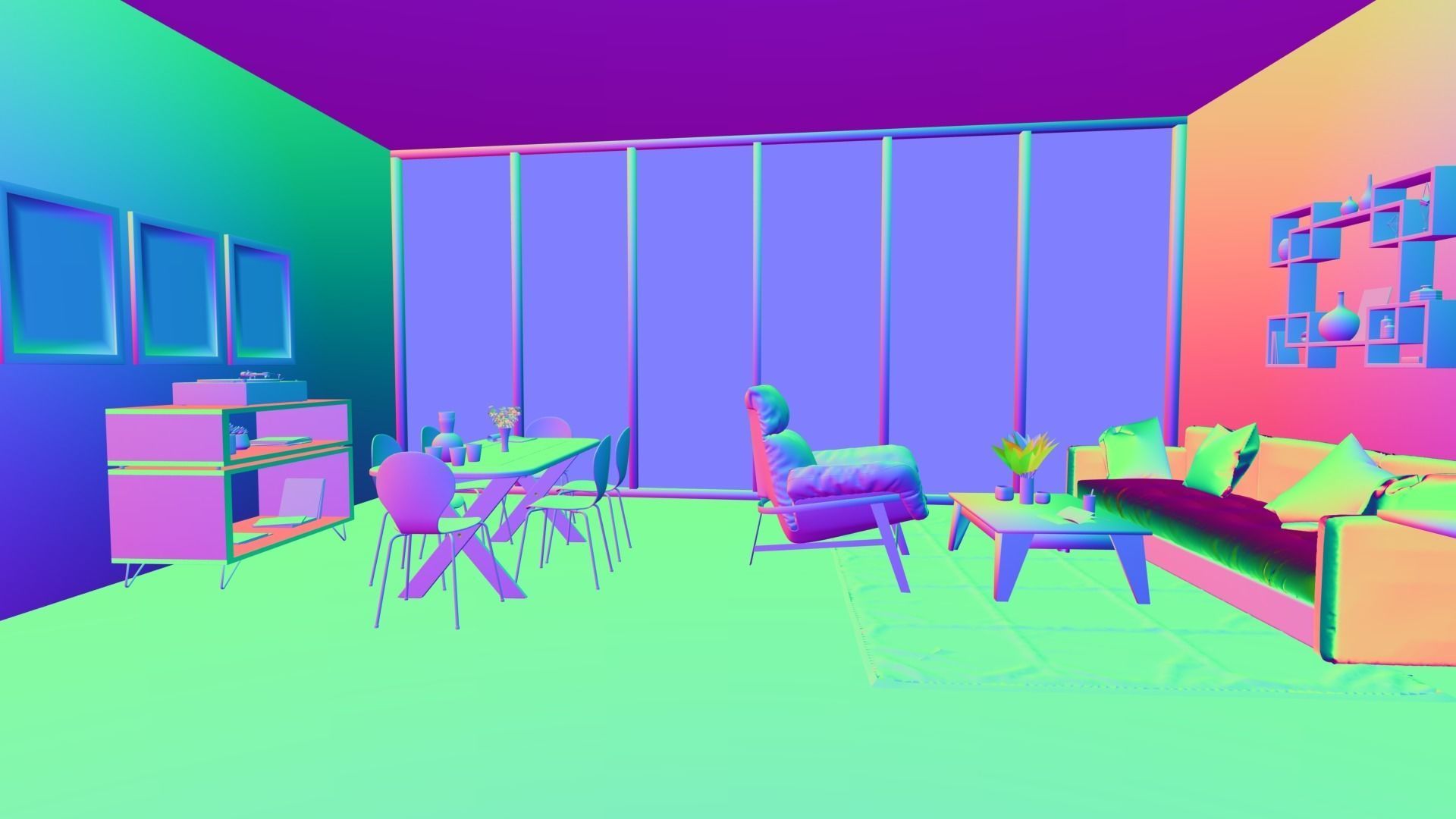 Interior House 3D model -  3D model_13