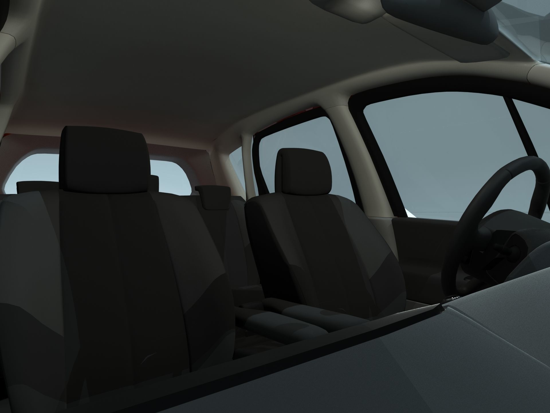 Renault Scenic II Conquest Low-poly 3D model_14